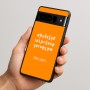 כיסוי בעיצוב אישי עם השם שלך לדגם - Google Pixel 10 Pro 5G בעיצוב האלפבית היווני