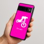 כיסוי בעיצוב אישי עם השם שלך לדגם - Google Pixel 10 Pro 5G בעיצוב רוכב אופניים