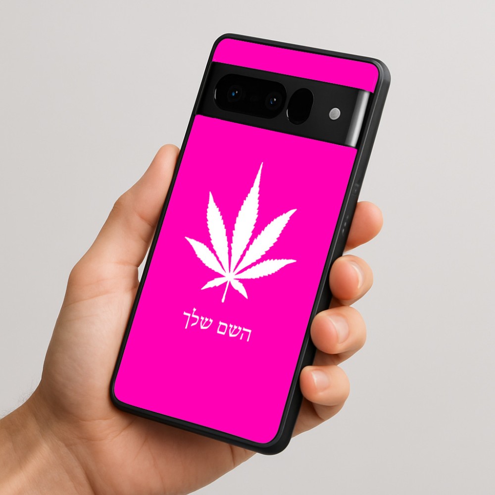 כיסוי בעיצוב אישי עם השם שלך לדגם - Google Pixel 10 Pro 5G בעיצוב עלה מריחואנה - גראס