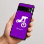כיסוי בעיצוב אישי עם השם שלך לדגם - Google Pixel 10 Pro 5G בעיצוב רוכב אופניים