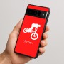 כיסוי בעיצוב אישי עם השם שלך לדגם - Google Pixel 10 Pro 5G בעיצוב רוכב אופניים