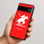 כיסוי בעיצוב אישי עם השם שלך לדגם - Google Pixel 10 Pro 5G בעיצוב שחקן פולו - סוס