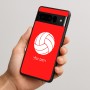 כיסוי בעיצוב אישי עם השם שלך לדגם - Google Pixel 10 Pro 5G בעיצוב כדור כדורעף