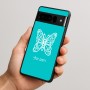 כיסוי בעיצוב אישי עם השם שלך לדגם - Google Pixel 10 Pro 5G בעיצוב פרפר