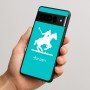 כיסוי בעיצוב אישי עם השם שלך לדגם - Google Pixel 10 Pro 5G בעיצוב שחקן פולו - סוס