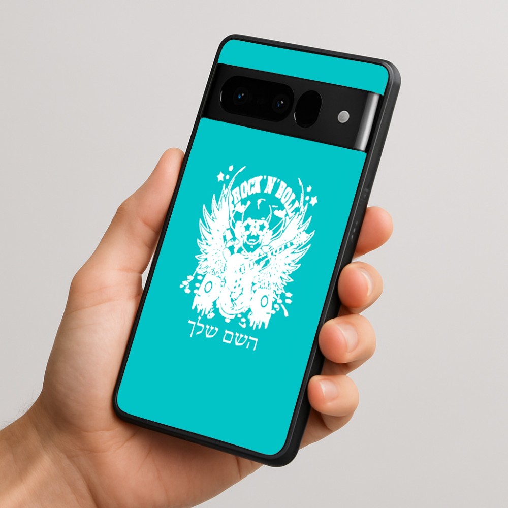 כיסוי בעיצוב אישי עם השם שלך לדגם - Google Pixel 10 Pro 5G בעיצוב רוקנרול