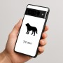 כיסוי בעיצוב אישי עם השם שלך לדגם - Google Pixel 10 Pro 5G בעיצוב כלב