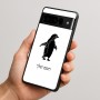 כיסוי בעיצוב אישי עם השם שלך לדגם - Google Pixel 10 Pro 5G בעיצוב פינגווין