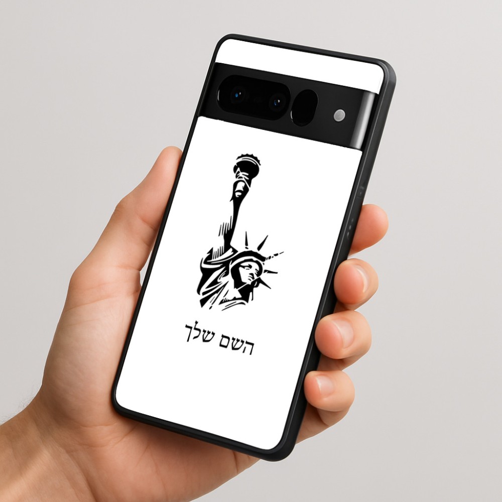 כיסוי בעיצוב אישי עם השם שלך לדגם - Google Pixel 10 Pro 5G בעיצוב פסל החירות