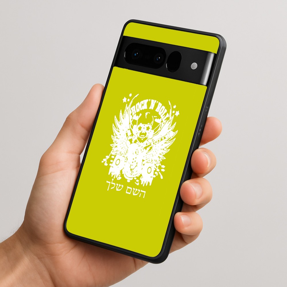 כיסוי בעיצוב אישי עם השם שלך לדגם - Google Pixel 10 Pro 5G בעיצוב רוקנרול