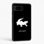 כיסוי בעיצוב אישי עם השם שלך לדגם - Google Pixel 6 5G בעיצוב תנין