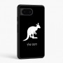 כיסוי בעיצוב אישי עם השם שלך לדגם - Google Pixel 6 5G בעיצוב קנגורו