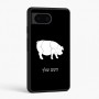 כיסוי בעיצוב אישי עם השם שלך לדגם - Google Pixel 6 5G בעיצוב חזיר
