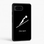כיסוי בעיצוב אישי עם השם שלך לדגם - Google Pixel 6 5G בעיצוב קפיצת סקי אולימפית