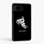 כיסוי בעיצוב אישי עם השם שלך לדגם - Google Pixel 6 5G בעיצוב אופנוע שלג
