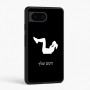כיסוי בעיצוב אישי עם השם שלך לדגם - Google Pixel 6 5G בעיצוב אישה מתאמנת