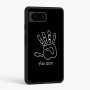 כיסוי בעיצוב אישי עם השם שלך לדגם - Google Pixel 6 5G בעיצוב יד