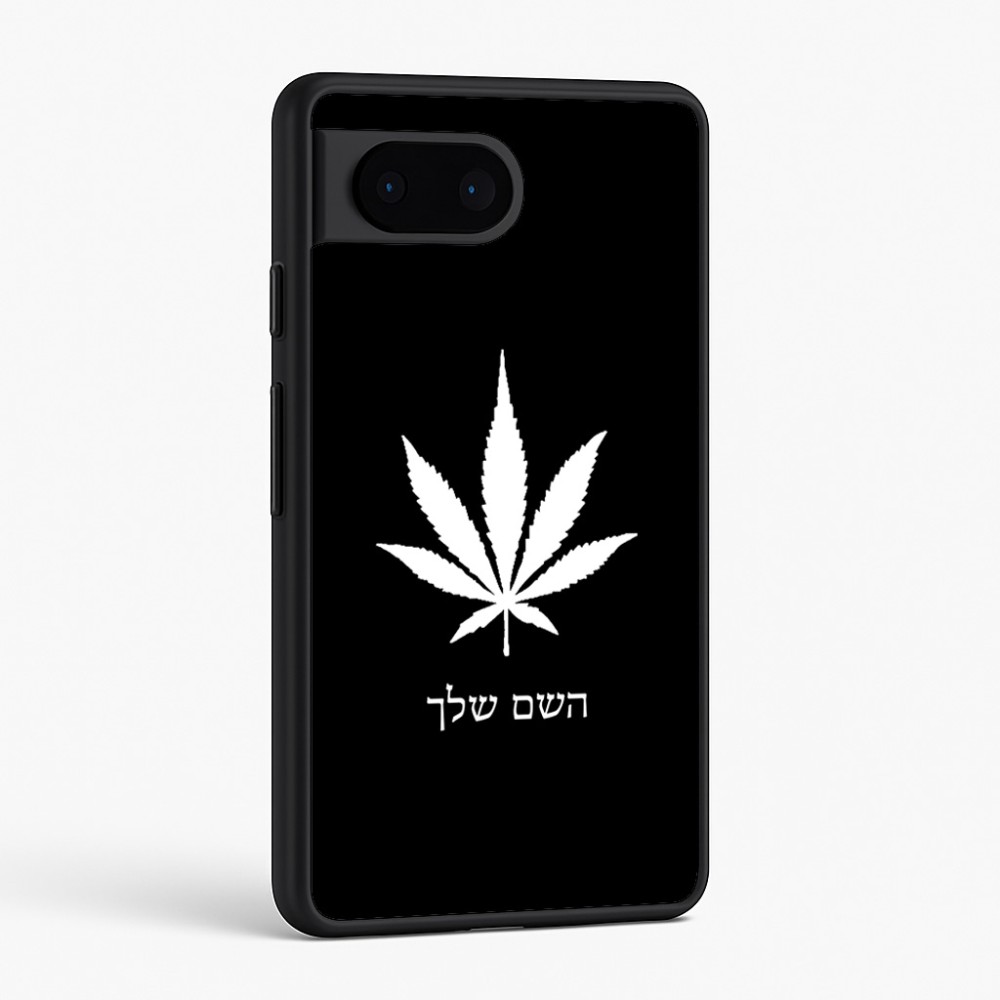 כיסוי בעיצוב אישי עם השם שלך לדגם - Google Pixel 6 5G בעיצוב עלה מריחואנה - גראס