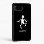 כיסוי בעיצוב אישי עם השם שלך לדגם - Google Pixel 6 5G בעיצוב סקלטון
