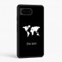 כיסוי בעיצוב אישי עם השם שלך לדגם - Google Pixel 6 5G בעיצוב מפת העולם