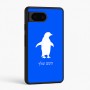 כיסוי בעיצוב אישי עם השם שלך לדגם - Google Pixel 6 5G בעיצוב פינגווין