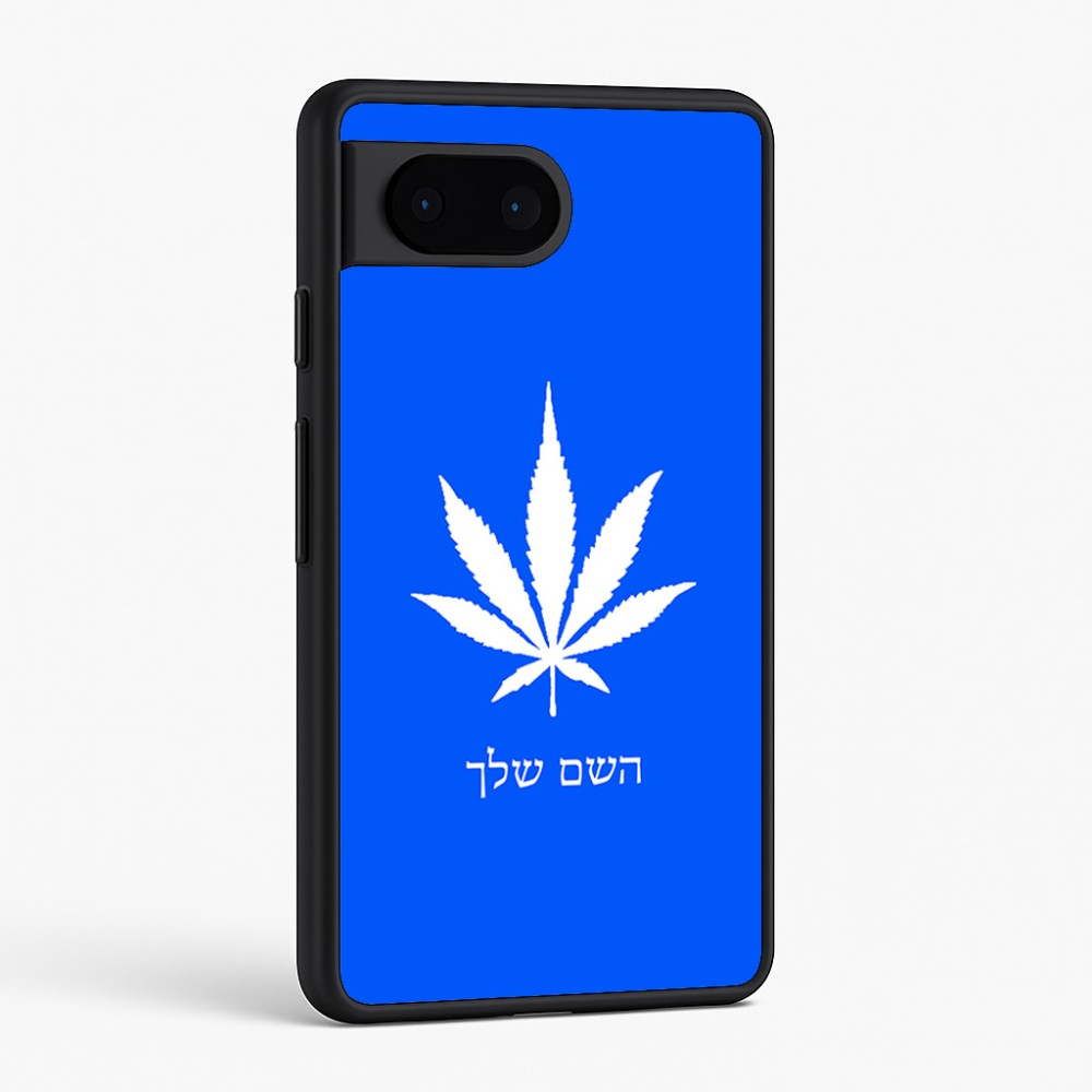 כיסוי בעיצוב אישי עם השם שלך לדגם - Google Pixel 6 5G בעיצוב עלה מריחואנה - גראס