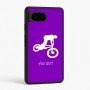כיסוי בעיצוב אישי עם השם שלך לדגם - Google Pixel 6 5G בעיצוב רוכב אופניים