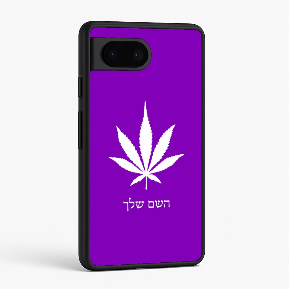 כיסוי בעיצוב אישי עם השם שלך לדגם - Google Pixel 6 5G בעיצוב עלה מריחואנה - גראס