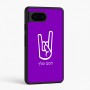 כיסוי בעיצוב אישי עם השם שלך לדגם - Google Pixel 6 5G בעיצוב יד סלע