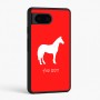 כיסוי בעיצוב אישי עם השם שלך לדגם - Google Pixel 6 5G בעיצוב סוס