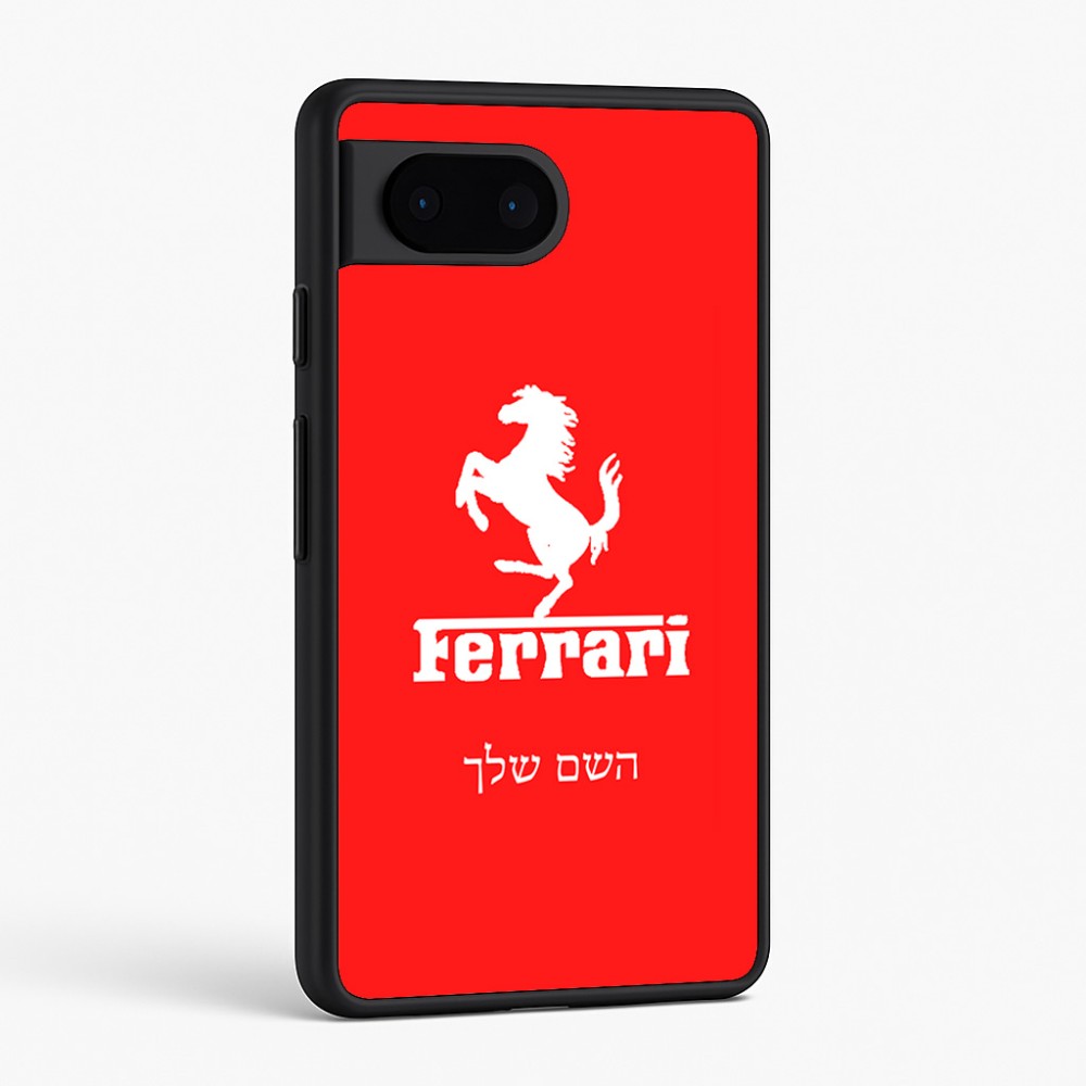 כיסוי בעיצוב אישי עם השם שלך לדגם - Google Pixel 6 5G בעיצוב פרארי