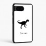 כיסוי בעיצוב אישי עם השם שלך לדגם - Google Pixel 6 5G בעיצוב דינוזאור