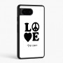 כיסוי בעיצוב אישי עם השם שלך לדגם - Google Pixel 6 5G בעיצוב אהבה