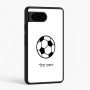כיסוי בעיצוב אישי עם השם שלך לדגם - Google Pixel 6 5G בעיצוב כדורגל כדור כדורגל