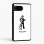 כיסוי בעיצוב אישי עם השם שלך לדגם - Google Pixel 6 5G בעיצוב קאובוי המערב הפרוע