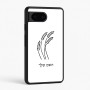 כיסוי בעיצוב אישי עם השם שלך לדגם - Google Pixel 6 5G בעיצוב חיטה גלית זהב