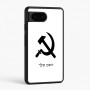 כיסוי בעיצוב אישי עם השם שלך לדגם - Google Pixel 6 5G בעיצוב פטיש ומגל