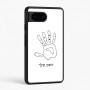 כיסוי בעיצוב אישי עם השם שלך לדגם - Google Pixel 6 5G בעיצוב יד