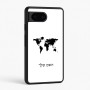כיסוי בעיצוב אישי עם השם שלך לדגם - Google Pixel 6 5G בעיצוב מפת העולם