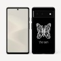 כיסוי בעיצוב אישי עם השם שלך לדגם - Google Pixel 6 5G בעיצוב פרפר
