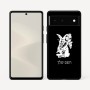 כיסוי בעיצוב אישי עם השם שלך לדגם - Google Pixel 6 5G בעיצוב ארנב מחזיק גזר