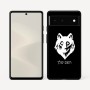כיסוי בעיצוב אישי עם השם שלך לדגם - Google Pixel 6 5G בעיצוב זאב