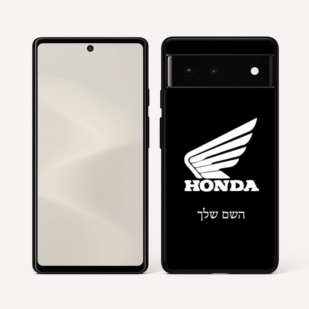 כיסוי בעיצוב אישי עם השם שלך לדגם - Google Pixel 6 5G בעיצוב הונדה