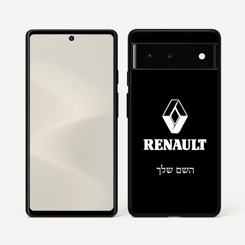 כיסוי בעיצוב אישי עם השם שלך לדגם - Google Pixel 6 5G בעיצוב רנו