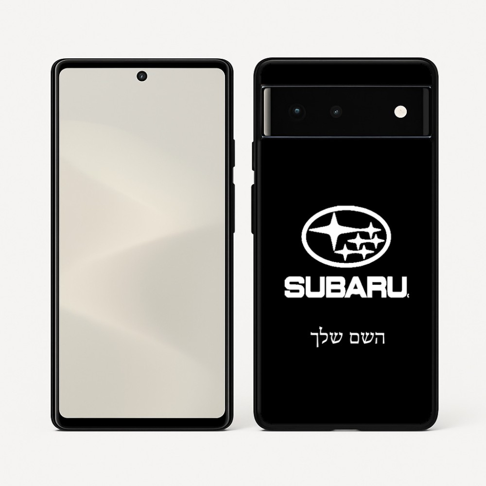 כיסוי בעיצוב אישי עם השם שלך לדגם - Google Pixel 6 5G בעיצוב סובארו
