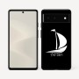 כיסוי בעיצוב אישי עם השם שלך לדגם - Google Pixel 6 5G בעיצוב סירה