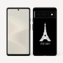 כיסוי בעיצוב אישי עם השם שלך לדגם - Google Pixel 6 5G בעיצוב מגדל אייפל