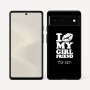 כיסוי בעיצוב אישי עם השם שלך לדגם - Google Pixel 6 5G בעיצוב לנשק את החברה שלי