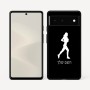כיסוי בעיצוב אישי עם השם שלך לדגם - Google Pixel 6 5G בעיצוב רץ רץ אישה