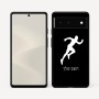 כיסוי בעיצוב אישי עם השם שלך לדגם - Google Pixel 6 5G בעיצוב רץ